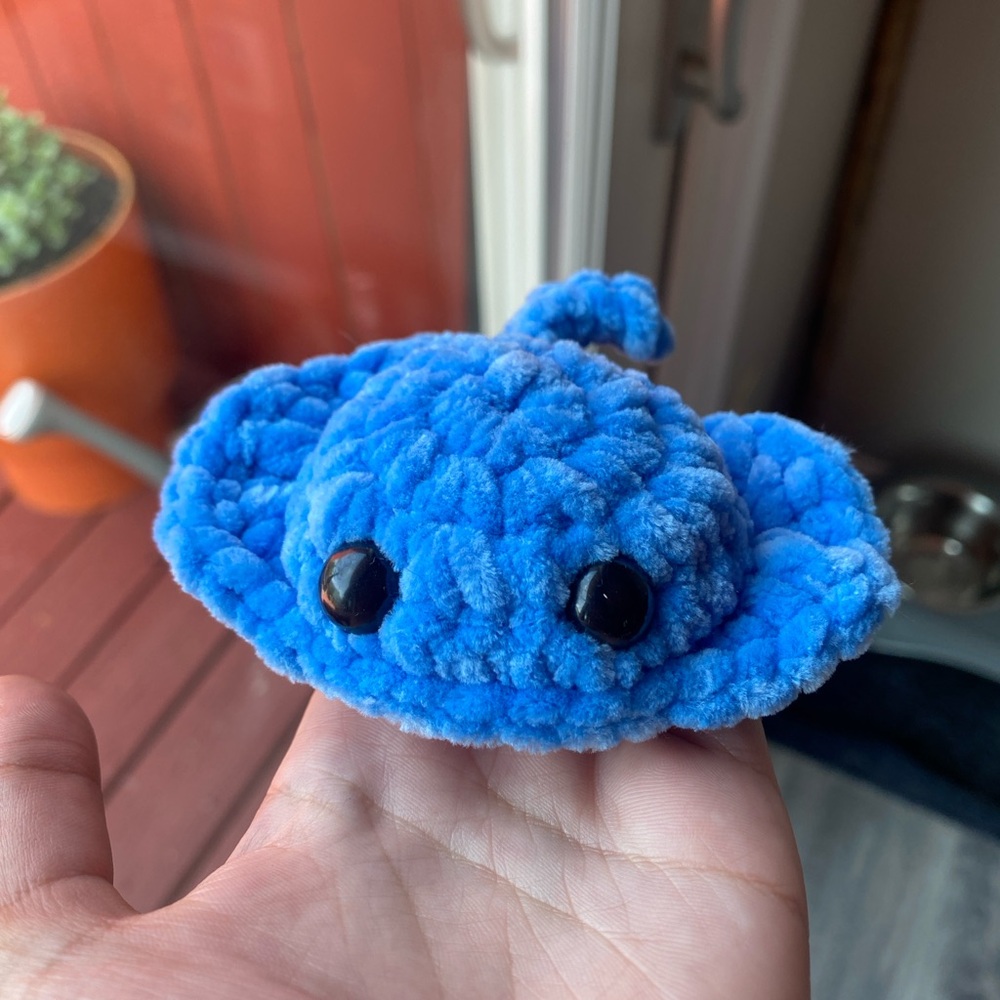 Crochet Blue Stingray